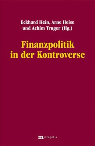 9783895184819: Finanzpolitik in der Kontroverse