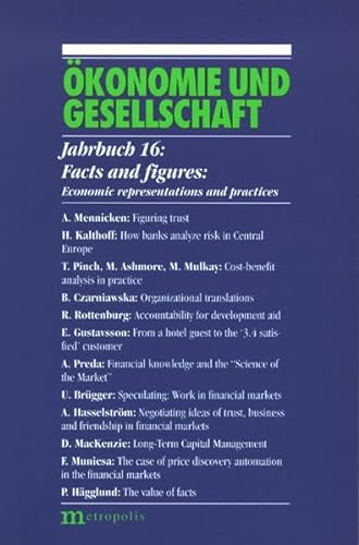 9783895189968: Okonomie Und Gesellschaft (Jahrbuch 16: Facts and figures)