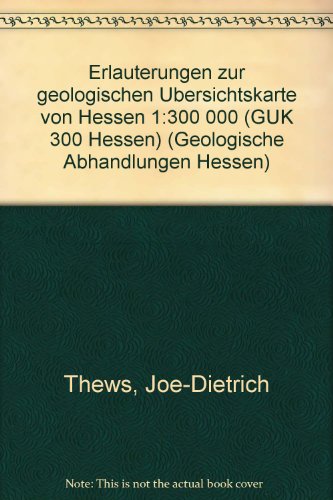 Beispielbild fr Erluterungen zur Geologischen bersichtskarte von Hessen 1:300000 (GK 300 Hessen): Kristallin, Ordoviz, Silur, Devon, Karbon: TEIL I zum Verkauf von medimops