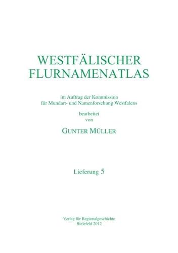 9783895349256: Westflischer Flurnamenatlas. Lieferung 5