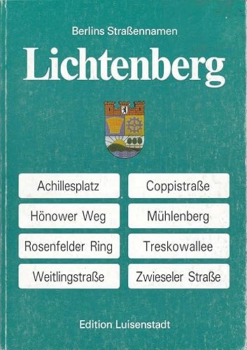 Beispielbild fr Wegweiser zu Berlins Straenmanen: Lichtenberg zum Verkauf von medimops