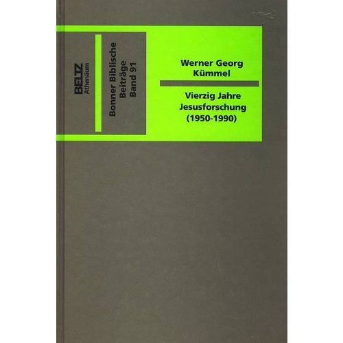 Vierzig Jahre Jesusforschung. (1950 - 1990). Hrsg. von Helmut Merklein.