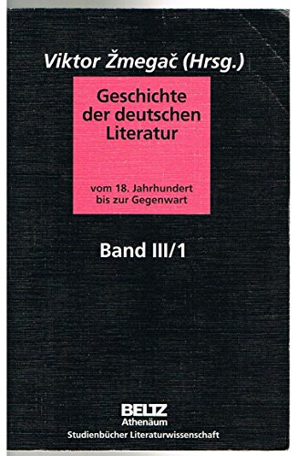 Stock image for Geschichte der deutschen Literatur vom 18. Jahrhundert bis zur Gegenwart for sale by medimops