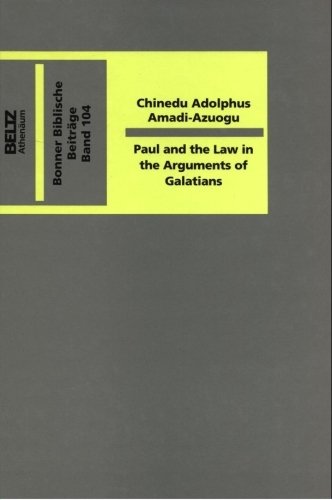 Stock image for Paul and the law in the arguments of Galatians: A rhetorical and exegetical analysis of Galatians 2, 14-6, 2 (Bonner biblische Beitra?ge) for sale by Fachbuch-Versandhandel
