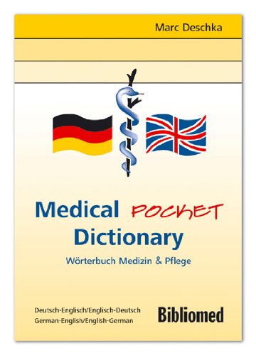 9783895560323: Medical Pocket Dictionary.