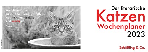 Stock image for Der literarische Katzen Wochenplaner 2023 for sale by medimops