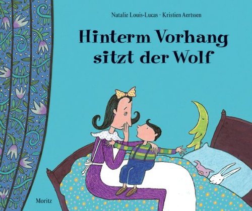 Imagen de archivo de Hinterm Vorhang sitzt der Wolf: Bilderbuch mit Klappen a la venta por medimops
