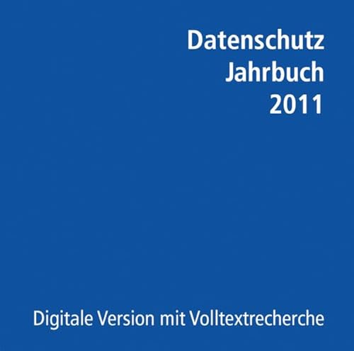 9783895776410: Datenschutz-Jahrbuch 2011 digital