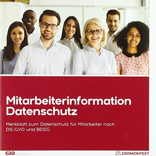 Beispielbild fr Mitarbeiterinformation Datenschutz -Language: german zum Verkauf von GreatBookPrices