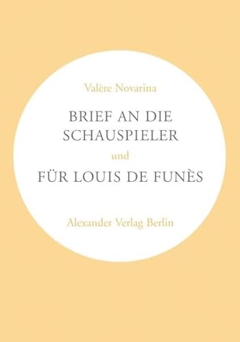 Stock image for Brief an die Schauspieler / Fr Louis de Funs for sale by medimops