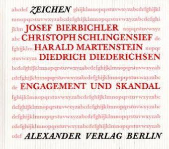 Beispielbild fr Engagement und Skandal. Ein Gesprch zum Verkauf von text + tne