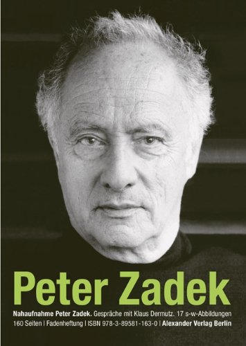 Beispielbild fr NAHAUFNAHME: Peter Zadek. Ein Portrait von Klaus Dermutz zum Verkauf von medimops