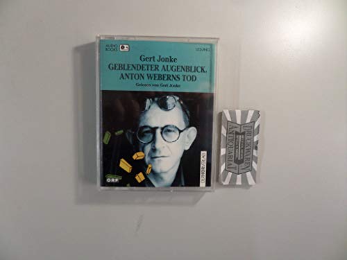 Imagen de archivo de Geblendeter Augenblick / Anton Weberns Tod. Audiobook. Cassette. Lesung mit Musik a la venta por medimops