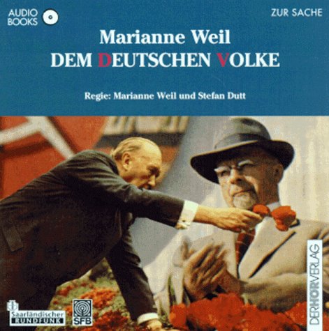 Beispielbild fr Dem deutschen Volke. Audiobook. CD zum Verkauf von medimops