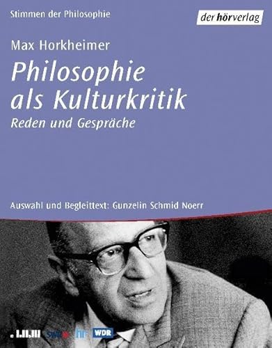 Imagen de archivo de Philosophie als Kulturkritik, Reden und Gesprche, 4 Cassetten a la venta por medimops