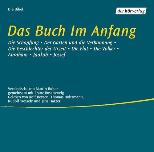 Imagen de archivo de Das Buch im Anfang, Genesis, 5 CD-Audio a la venta por medimops