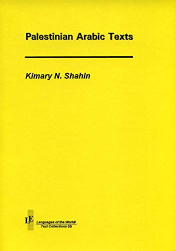 Imagen de archivo de Palestinian Texts a la venta por dsmbooks