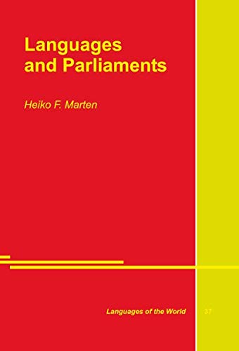 9783895862984: Languages and Parliaments