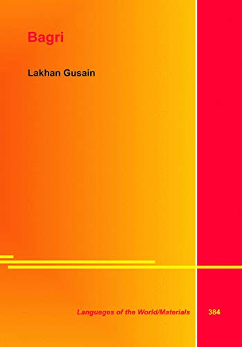 Bagri (Languages of the world) (9783895863981) by Gusain, Lakhan