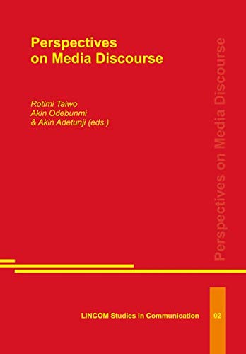 Stock image for Perspectives on Media Discourse for sale by dsmbooks