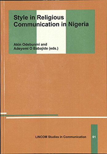 Stock image for Style in Religious Communication in Nigeria for sale by Mispah books