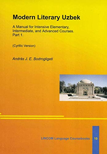 9783895866951: Modern Literary Uzbek. Vol. I+II