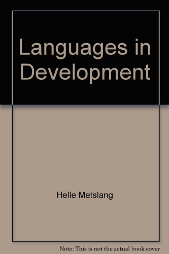 9783895867033: Languages in development