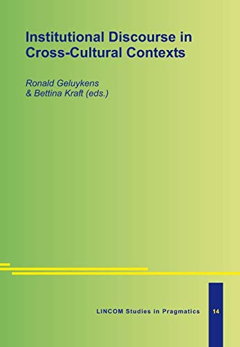 Institutional Discourse in Cross-Cultural Contexts