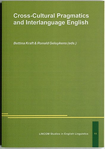 9783895867767: Cross-Cultural Pragmatics of Interlanguage English