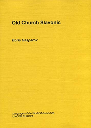 9783895868894: Old Church Slavonic
