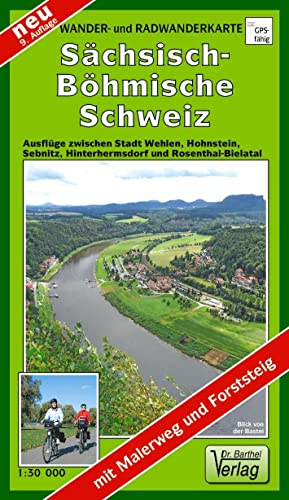 Imagen de archivo de Doktor Barthel Wander- und Radwanderkarten, Schsisch-Bhmische Schweiz: Ausflge zwischen Stadt Wehlen, Hohnstein, Sebnitz, Hinterhermsdorf und Rosenthal-Bielatal. Mit Malerweg a la venta por medimops