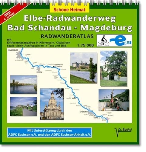 Beispielbild fr Doktor Barthel Radwanderatlas, Elbe-Radwanderweg Bad Schandau-Magdeburg zum Verkauf von medimops