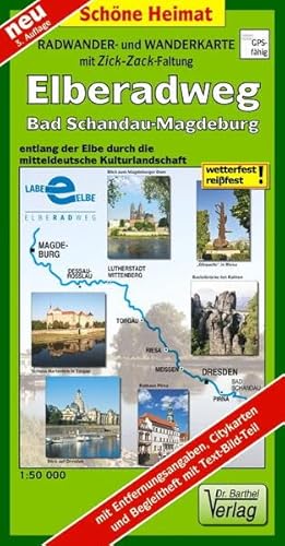 Beispielbild fr Radwanderkarte Elberadweg Bad Schandau - Magdeburg 1 : 50 000 zum Verkauf von Blackwell's