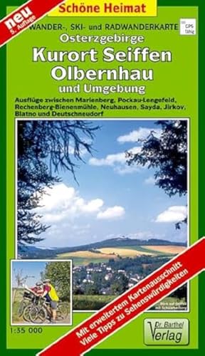 Beispielbild fr Doktor Barthel Wander- und Radwanderkarten, Osterzgebirge, Kurort Seiffen und Umgebung zum Verkauf von medimops