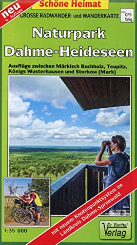 Beispielbild fr Groe Radwander- und Wanderkarte Naturpark Dahme-Heideseen 1 : 35 000 zum Verkauf von Blackwell's