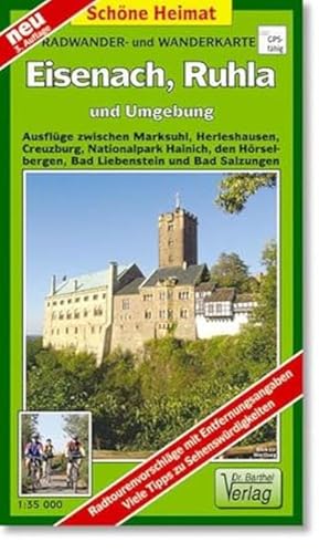 Beispielbild fr Eisenach, Ruhla und Umgebung 1 : 35 000. Radwander-und Wanderkarte: Ausflge zwischen Marksuhl, Herleshausen, Creuzburg, Nationalpark Hainich, den Hrselbergen, Bad Liebenstein und Bad Salzungen zum Verkauf von medimops