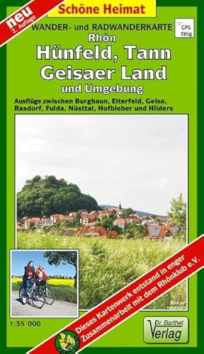 Beispielbild fr Rhn, Hnfeld, Tann, Geisaer Land und Umgebung 1 : 35 000 Radwander- und Wanderkarte zum Verkauf von Blackwell's