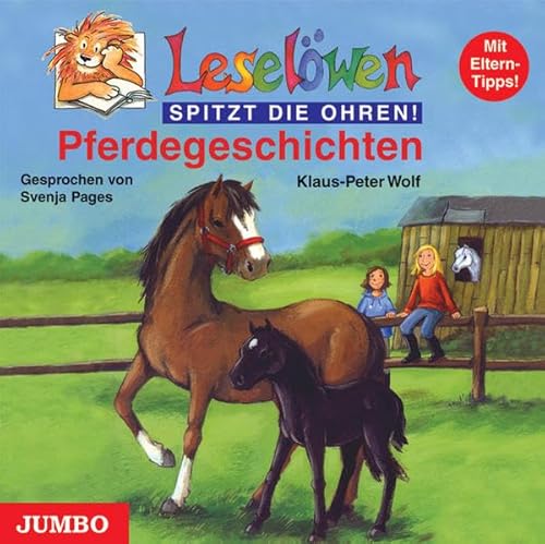 Stock image for Leselwen spitzt die Ohren. Pferdegeschichten. CD: Mit Eltern-Tipps for sale by medimops