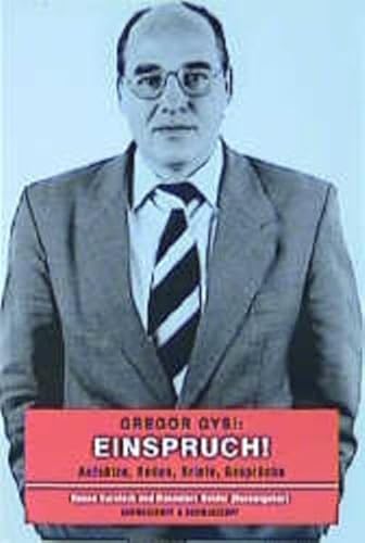 Einspruch. (9783896023926) by Gregor Gysi