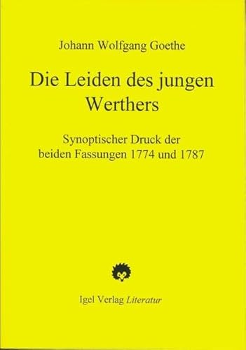 Die Leiden Des Jungen Werther By Goethe First Edition