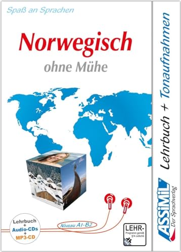 Beispielbild fr ASSiMiL Norwegisch ohne Mhe - Audio-Plus-Sprachkurs: Selbstlernkurs fr Deutschsprechende - Lehrbuch (Niveau A1-B2) + 4 Audio-CDs + 1 mp3-CD zum Verkauf von medimops