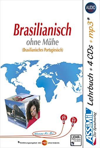 Imagen de archivo de Assimil Brasilianisch ohne Mhe: Lehrbuch (Niveau A1 - B2) und 4 Audio-CDs + 1 mp3-CD* mit 210 Min. Tonaufnahmen a la venta por medimops