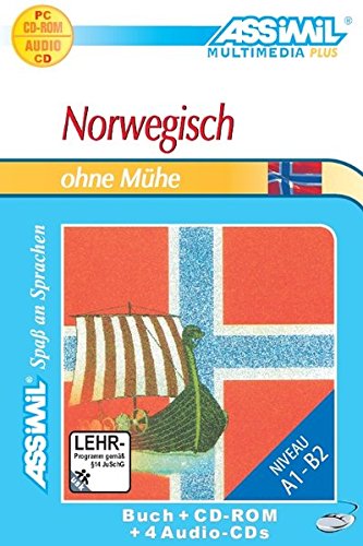 9783896254603: Assimil. Norwegisch ohne Mhe. Multimedia-PLUS. Lehrbuch + 4 Audio CDs (240 Min. Tonaufnahmen) + CD-ROM fr Win 98 / ME / 2000 / XP