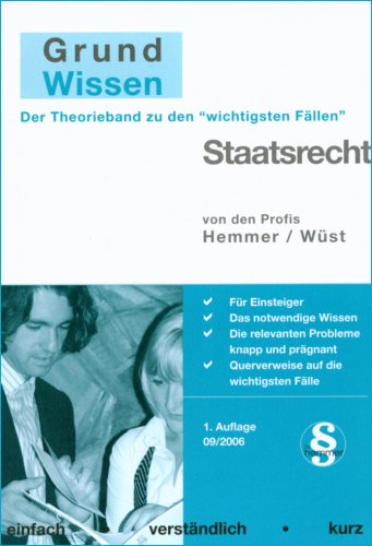 Stock image for Grundwissen Staatsrecht for sale by medimops