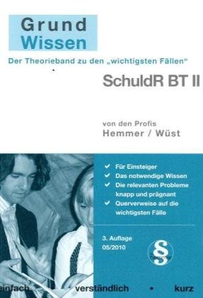 Imagen de archivo de Grundwissen - Schuldrecht BT II a la venta por medimops