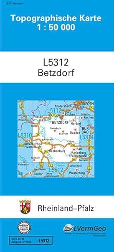 9783896371577: Betzdorf 1 : 50 000