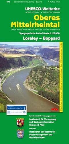 Beispielbild fr Unesco-Welterbe Oberes Mittelrheintal 2. Loreley 1 : 25 000. Topographische Freizeitkarte zum Verkauf von medimops