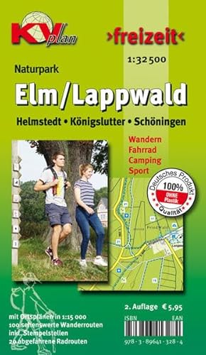 Beispielbild fr Elm/Lappwald (Knigslutter, Helmstedt, Schningen), KVplan, Wanderkarte/Radkarte/Freizeitkarte, 1:32.500 / 1:12.500 zum Verkauf von Blackwell's