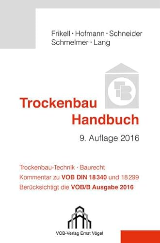9783896504210: Trockenbau Handbuch