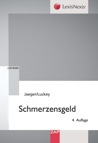 Stock image for Schmerzensgeld for sale by Versandantiquariat Ursula Ingenhoff